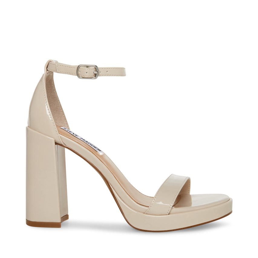 Sandalias Tacones Steve Madden Susan Charol Mujer Beige | ES TJE41S